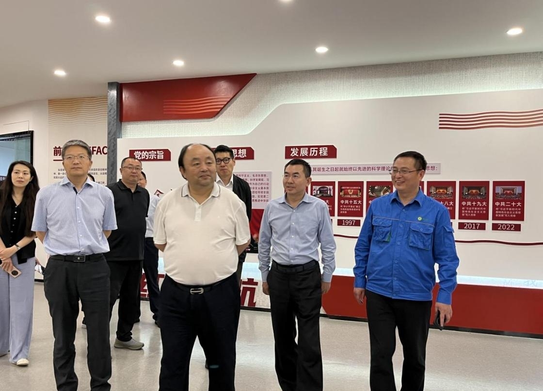 北京国资公司党委书记、董事长岳鹏调研J9.COM海宁扩建项目